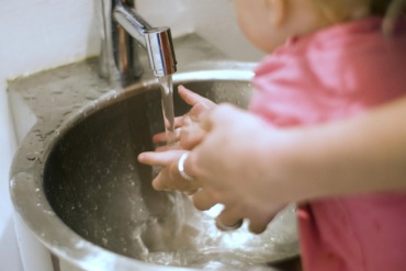 boiling tap water